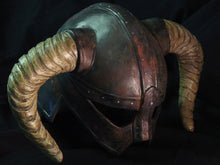 Load image into Gallery viewer, Faux Iron Nordic Viking Helm