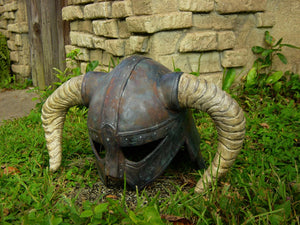 Faux Iron Nordic Viking Helm