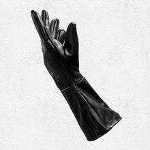 Load image into Gallery viewer, Medium Cuffed &quot;Sith&quot; Pleather Gloves